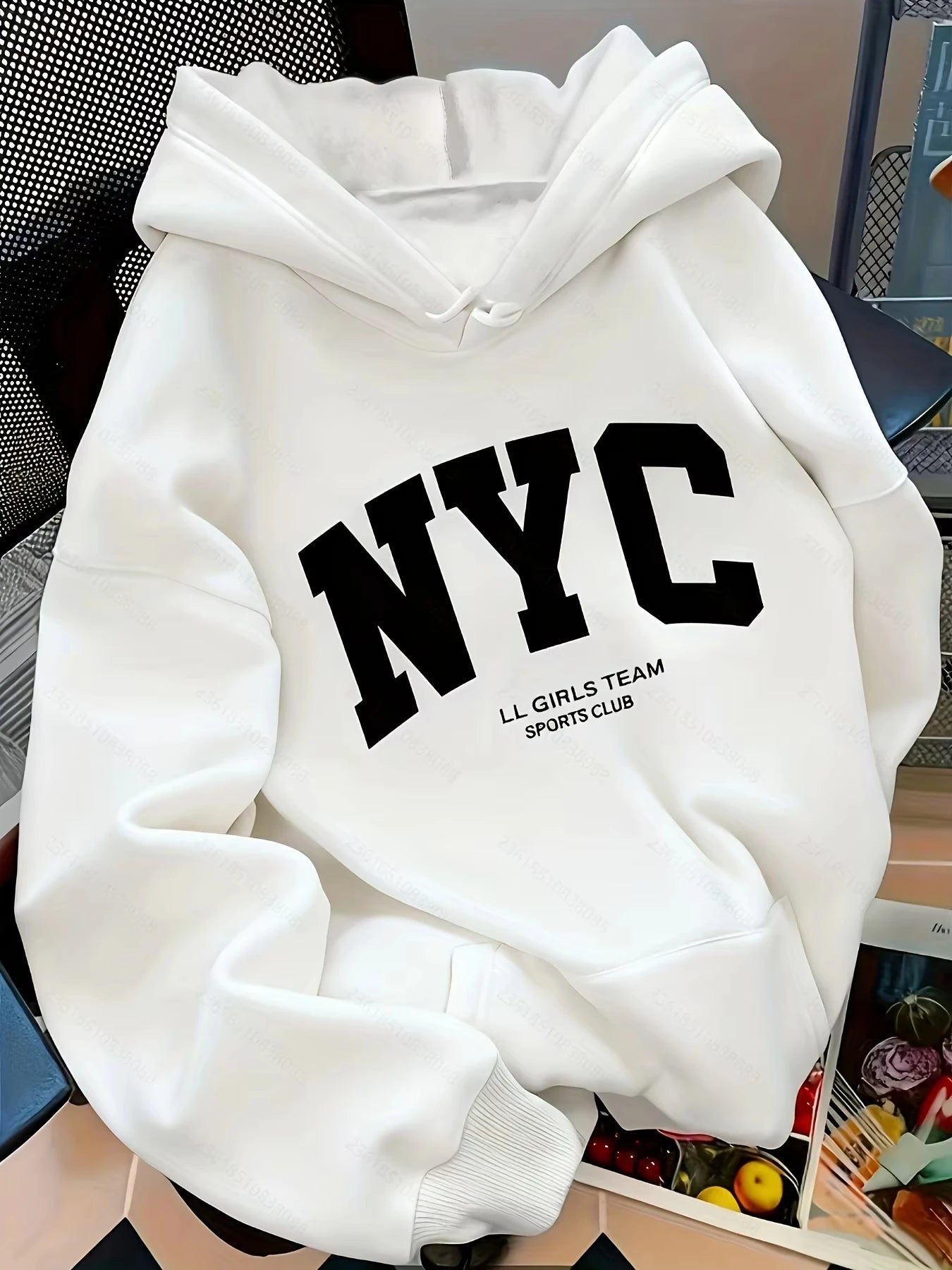 Pattern hooded sweatshirt hooded jacket lightweight winter hoodie casual outerwear for daily use and special occasions BAZAARHUBO