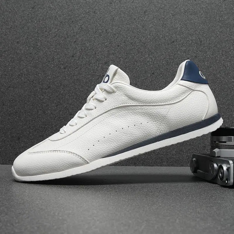 Non slip sneakers simple elegant style soft wear resistant sole lightweight breathable casual trainers for men women streetwear
