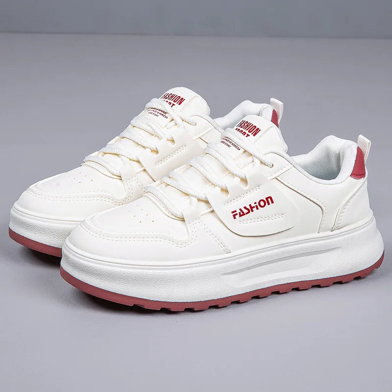 Comfortable Women's Sneakers 2026 New White Sneakers For Ladies Casual Shoes Women Fashion Flat Female Platform Shoes Woman