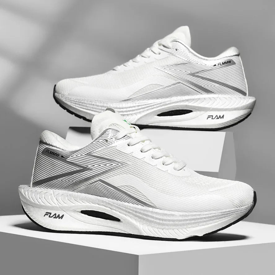 Running Shoes Carbon Board Speciality Marathon Men Sports Breathable Lightweight Women's Comfortable Athletic Nonskid Sneakers