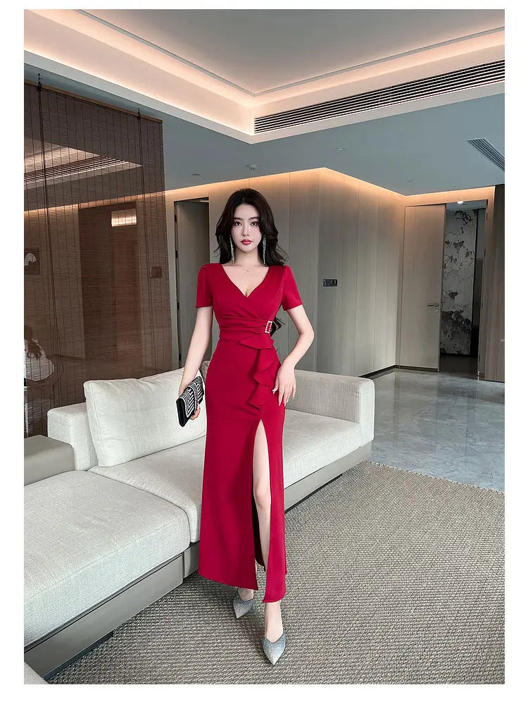Sexy Evening Dress for Women in 2025 Slim and Slim Nightclub