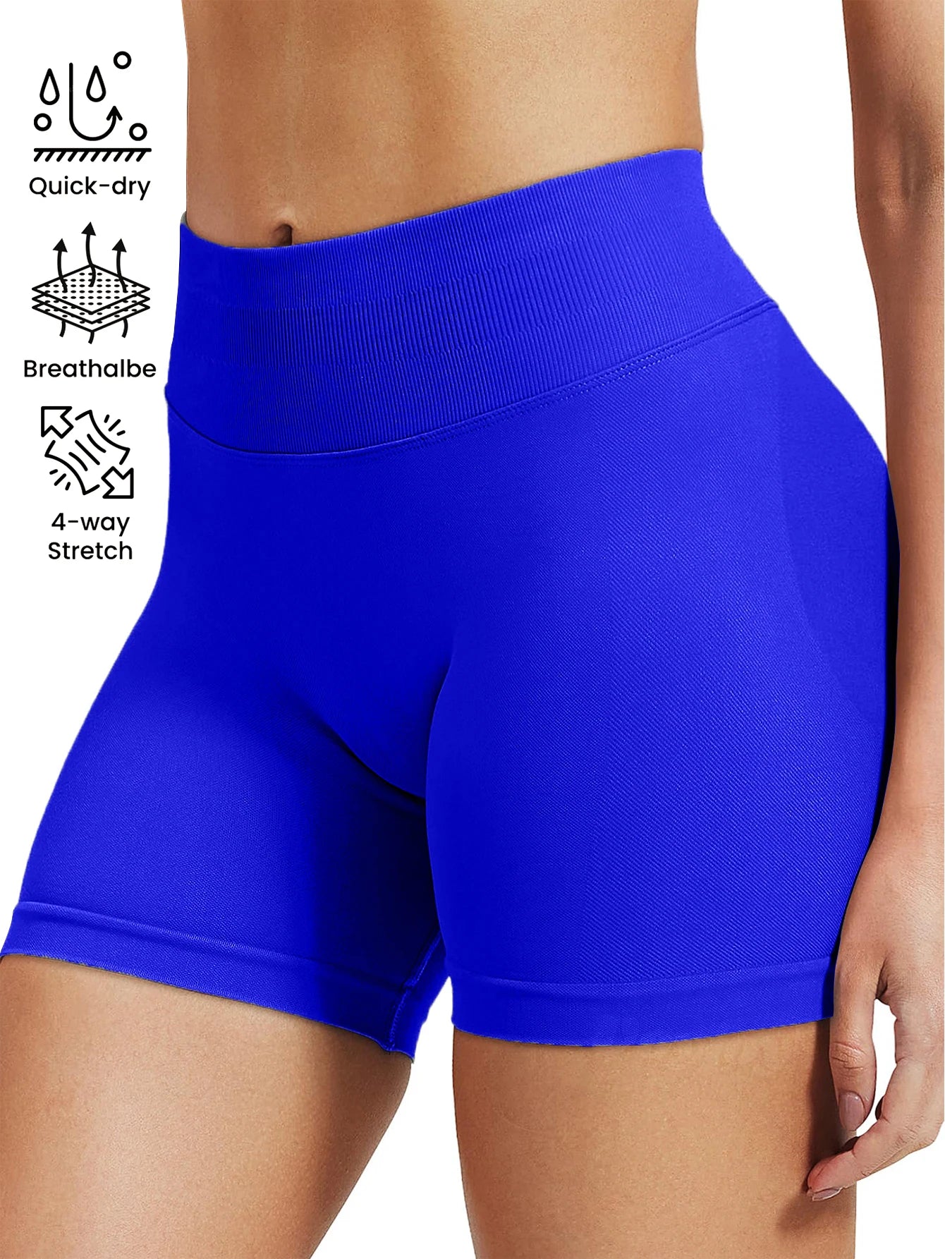 Pilates knit shorts medium intensity training high stretch peach hips no awkward lines casual fitness