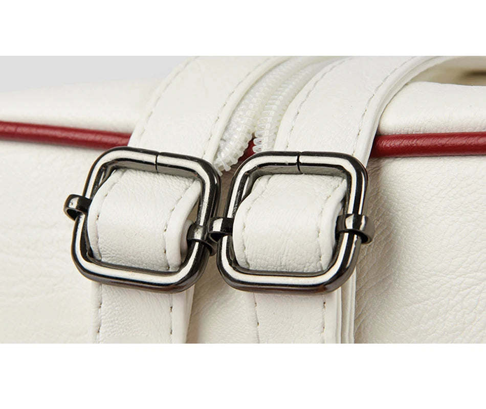 Women Leather Backpacks Zipper Female Chest Bag Travel Back Pack Ladies Bagpack Mochilas School Bags for Teenage Girls Sac A Dos