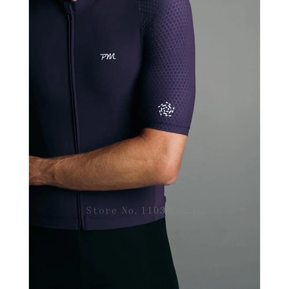 Pedal Mafia Summer Cycling Sweatshirt Set Men Short Sleeve MTB Jersey Men Cycling Clothing Bicycle Maillot ciclismo UPF50+ 2025
