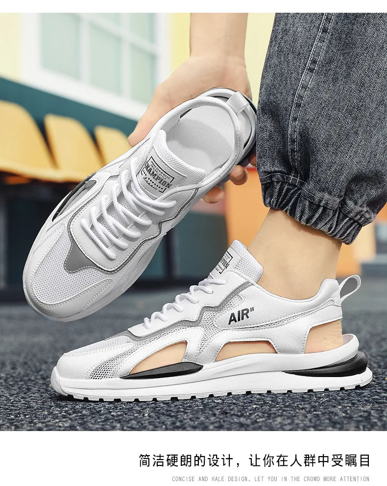 Men Sports Sandals Breathable Mesh Beach Shoe Outdoor Non-slip Sneakers Fashion Casual Shoes Luxury Sandals Zapatillas De Hombre
