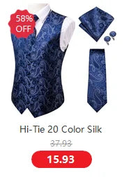 Hi-Tie Silk Adult Men's suspenders Set Leather Metal 6 Clips Braces Gold Brown Floral Vintage Men Fashion Wedding Suspenders Men BAZAARHUBO