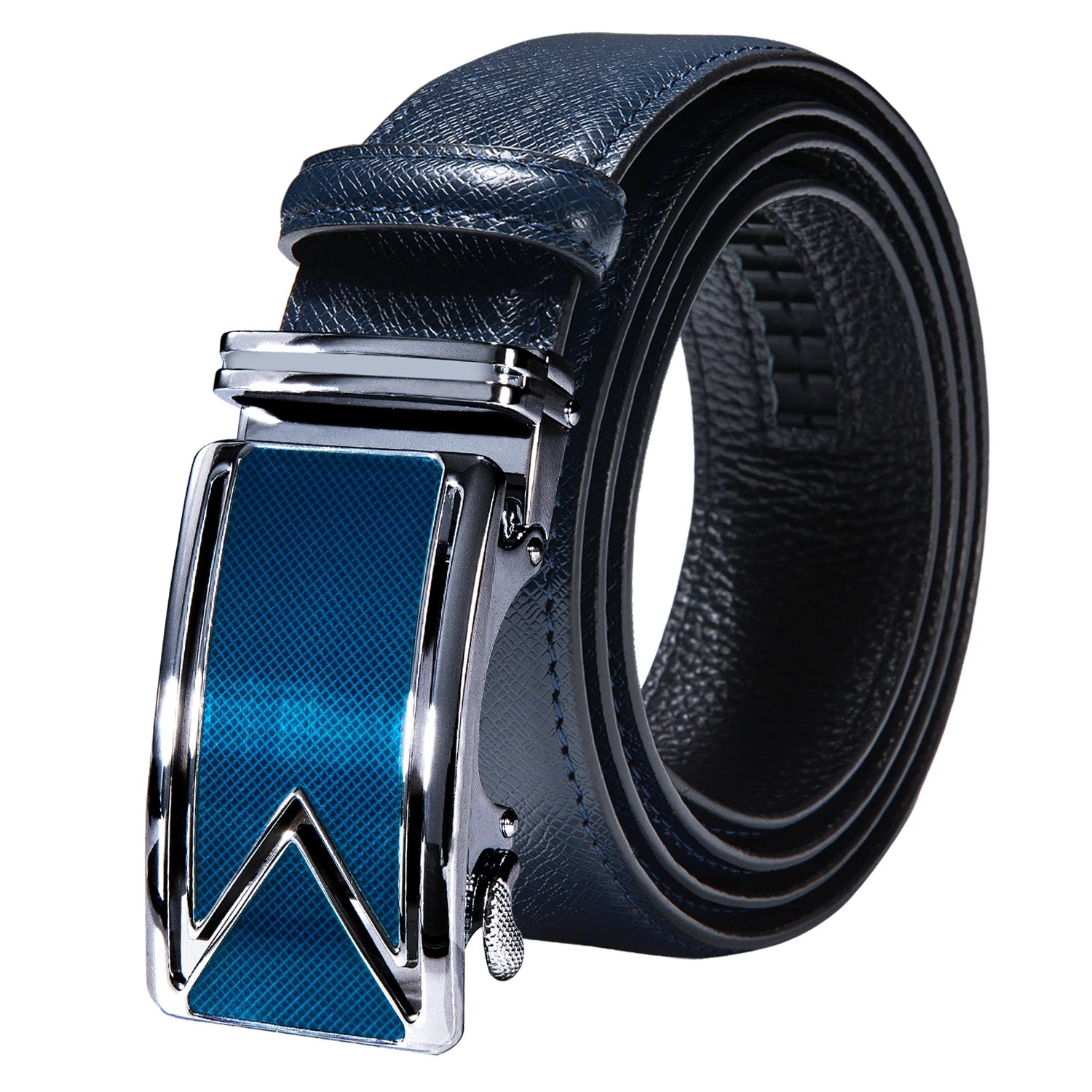 High Quality Mens Belts Black Brown Blue White Green Leather Straps Casual Gold Automatic Buckles Waistband Belt for Men Wedding BAZAARHUBO