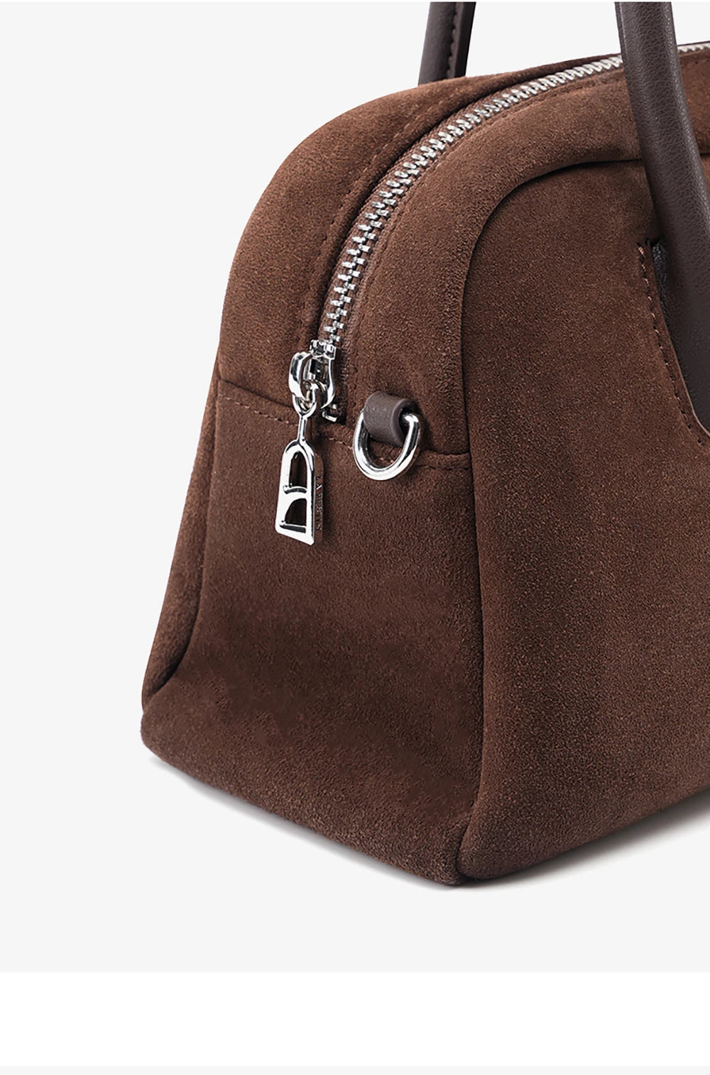 LA FESTIN Original Handbags New Suede Bag Commuter Women's Bag Luxury Shoulder Crossbody Bag Boston Bag Handheld Bag