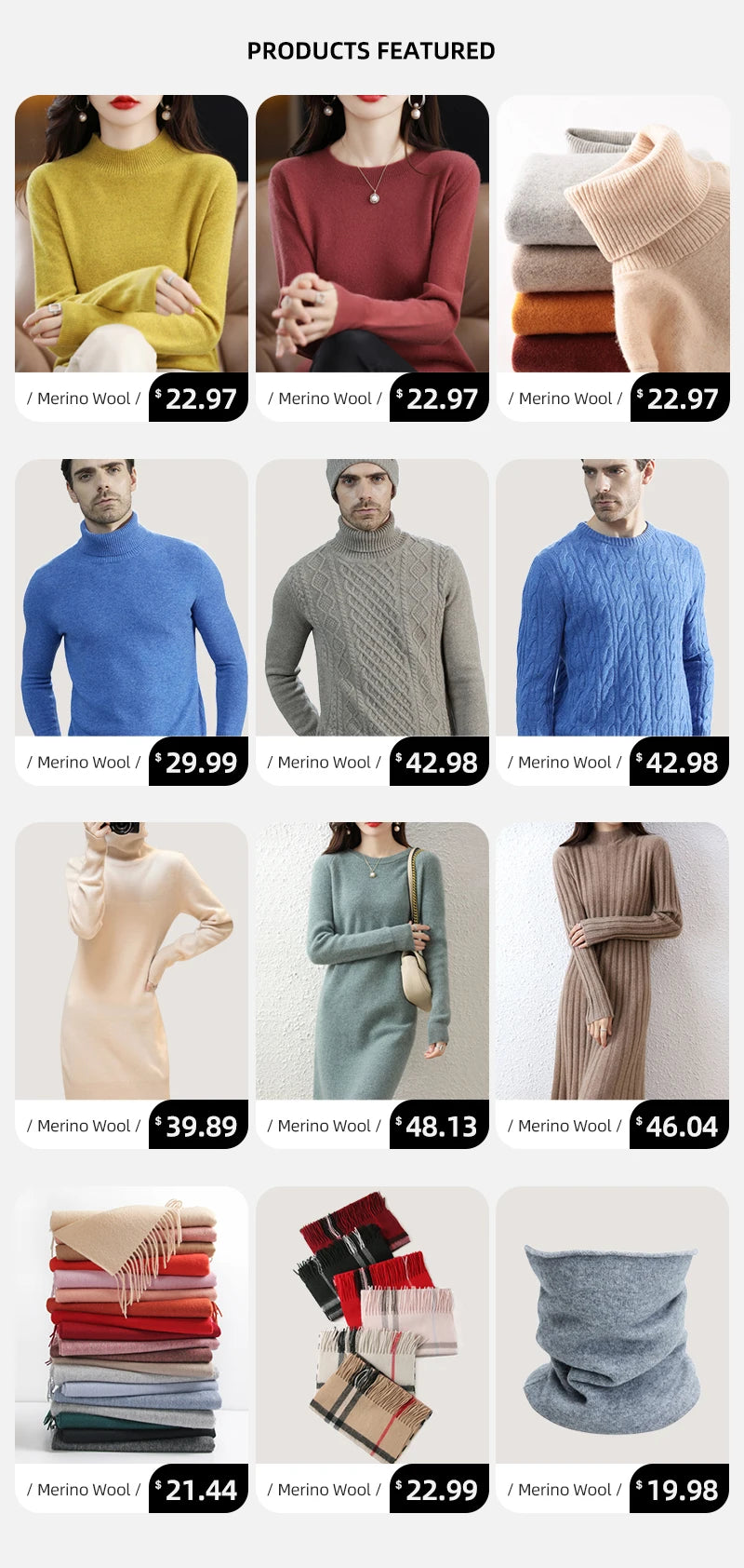 Women 100 Percent Merino Wool V Neck Sweater Fall Winter Warm Pullover
