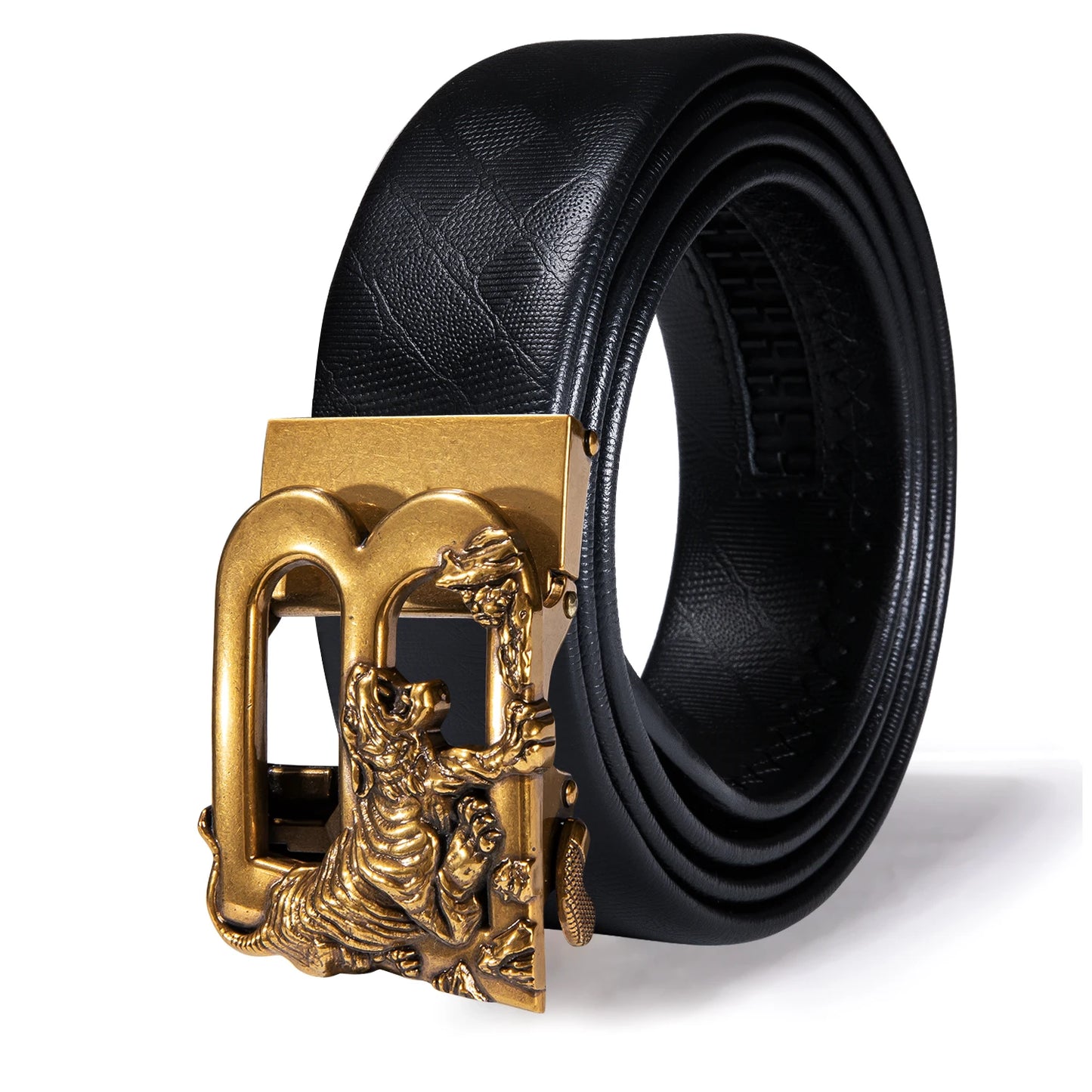 High Quality Mens Belts Black Brown Blue White Green Leather Straps Casual Gold Automatic Buckles Waistband Belt for Men Wedding BAZAARHUBO