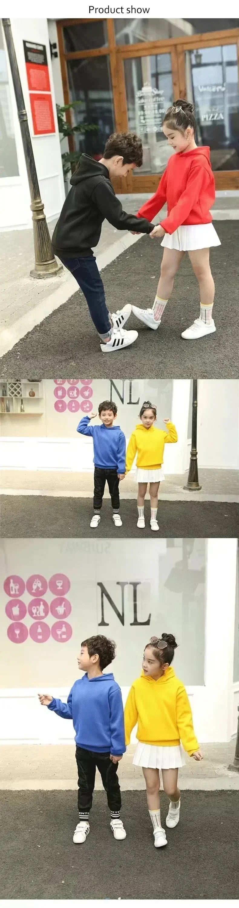 Kids Spring Autumn Casual Fashion Pullover Hoodie+Pants 2pcs Tracksuits 2-13 Years Boys Girls Streetwear Children Clothes Sets