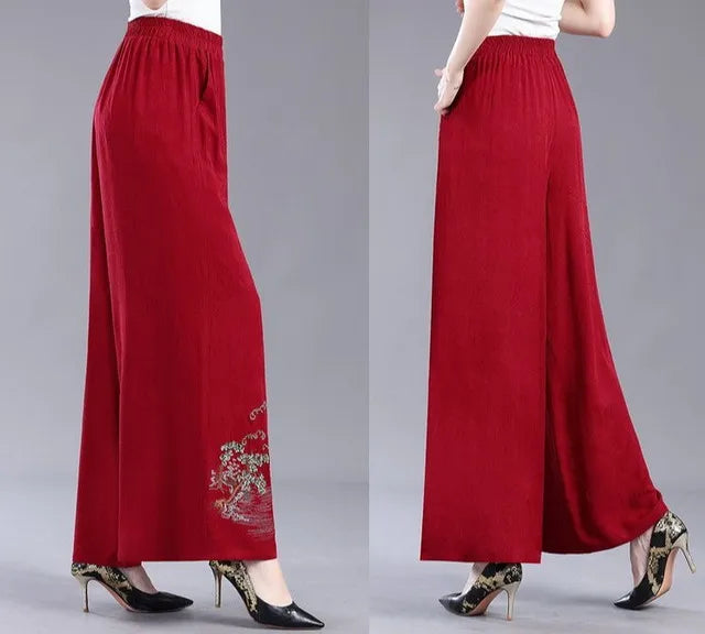 Female Trousers Skirt Korean Fashion G Classic Harajuku 90s Comfortable Stretch High Quality Clothing Embroidery Women's Pants