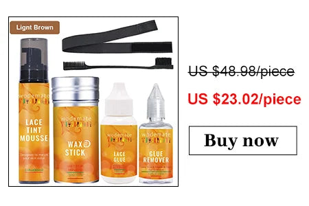 Lace Tint Mousse Waterproof Lace Tint Spray For Lace Wig Light Brown Hair Dye Quick Dry  Wig Grids Concealer No Residue