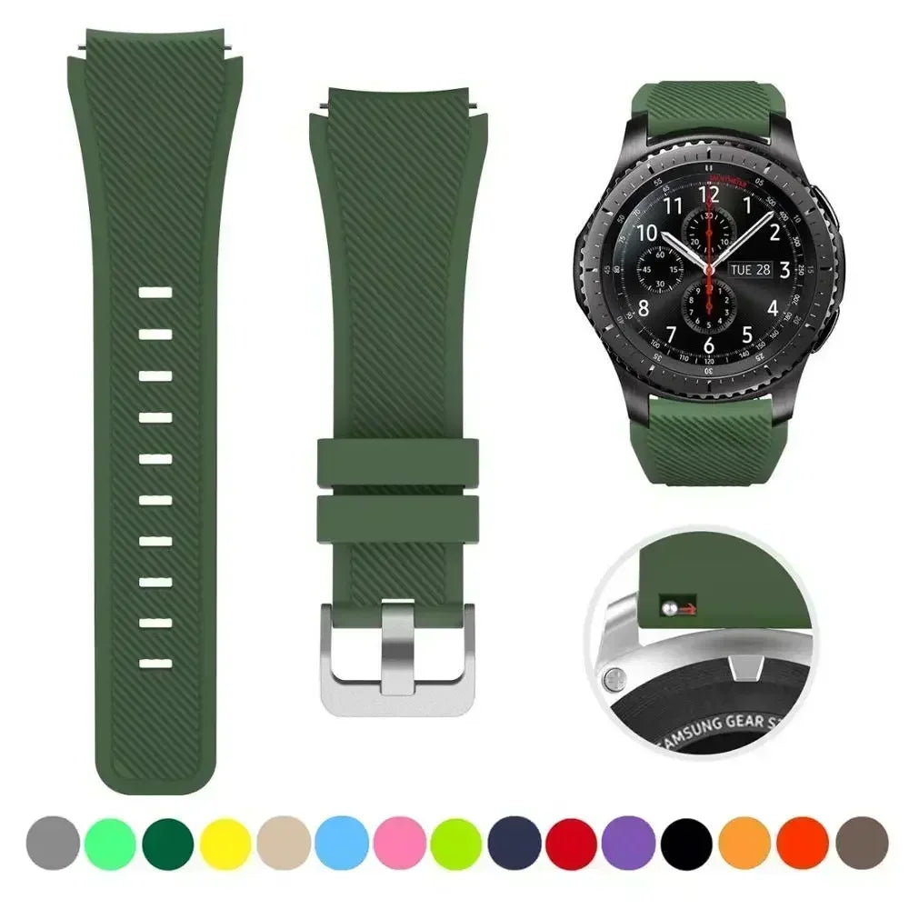22mm Silicone Strap For New C20 Pro Smart Watch Wristband Bracelet Band For Zeblaze Btalk 3 Plus/Ares 3 Pro/Vibe 7 7 Pro 7 Lite