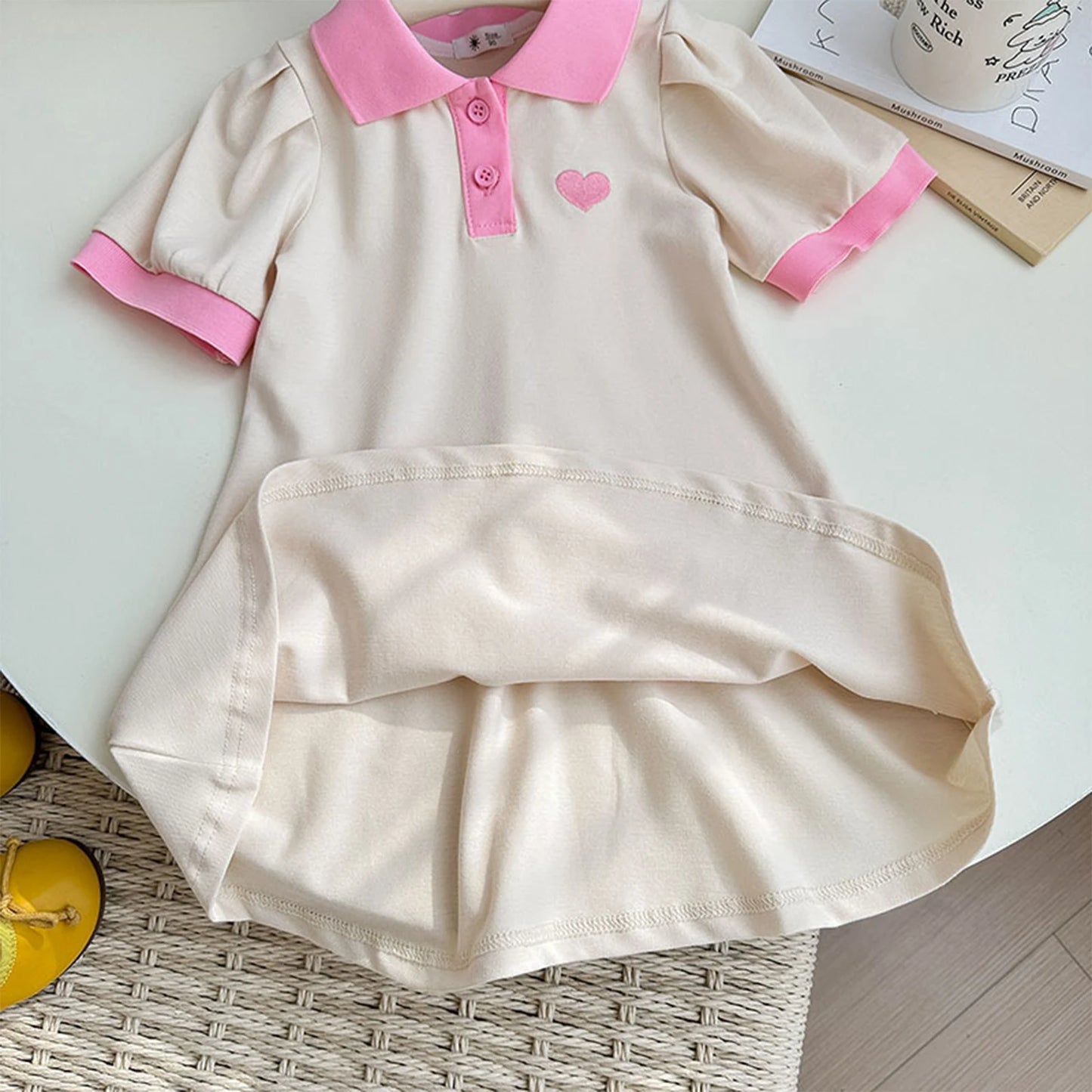 Kids Girls Summer Fashion Casual Sweet A-line Dress Playwear Sundress for Birthday Party Daily School Beach Vacation Photography