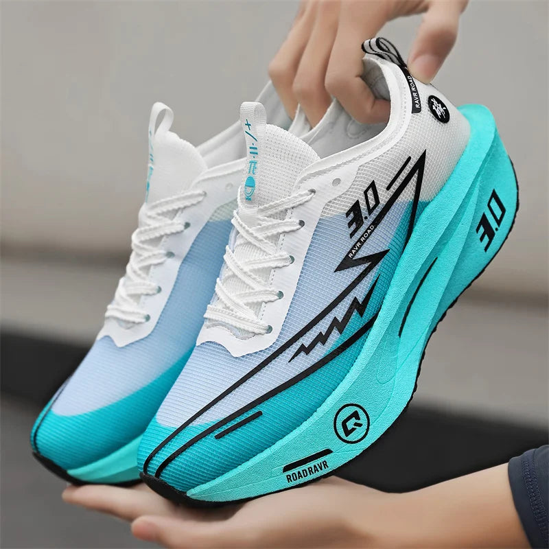 New Running Shoes Men Speciality Marathon Men's Sports Lightweight Carbon Board Women's Comfortable Athletic Nonskid Sneakers