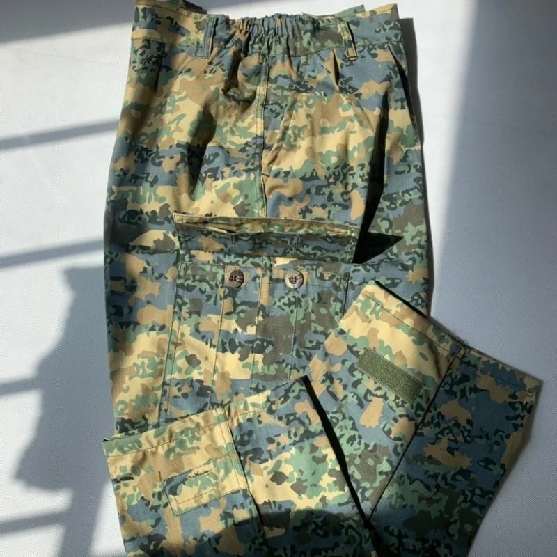 Tops Trousers Set Austrian TAZ Neu Camouflage Field Jacket Pants Tarnanzug Clothing Chinese Type 07 Universal Camo Spring Suit