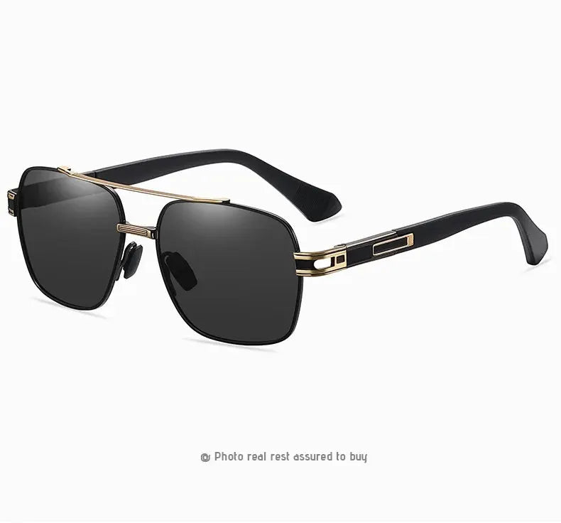 Anti-glare Minus Lens Prescription  Metal Sunglasses Men Polarized UV400 Driving Goggle 0 -0.5 -0.75 -1.0 To -6.0 BAZAARHUBO