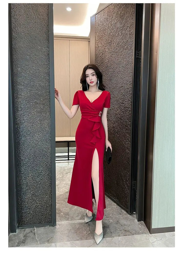 Sexy Evening Dress for Women in 2025 Slim and Slim Nightclub