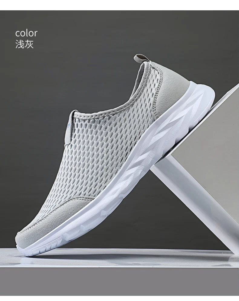Lightweight Flat Sneakers Men Outdoor Walking Sneakers For Men Summer Large Size 48 Men's Loafers Casual SneaKers Women Male