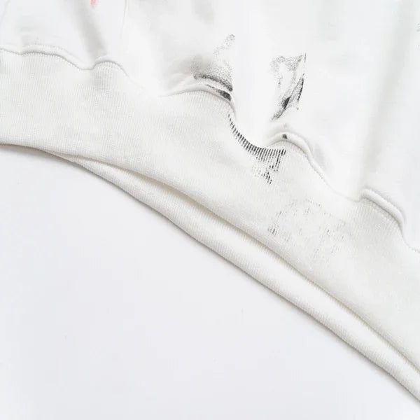 Autumn Trendy Men's Long Sleeve Thermal Hoodie Streetwear New High Street Loose Fleece Hoodie Letter Print Casual Sweatshirt BAZAARHUBO