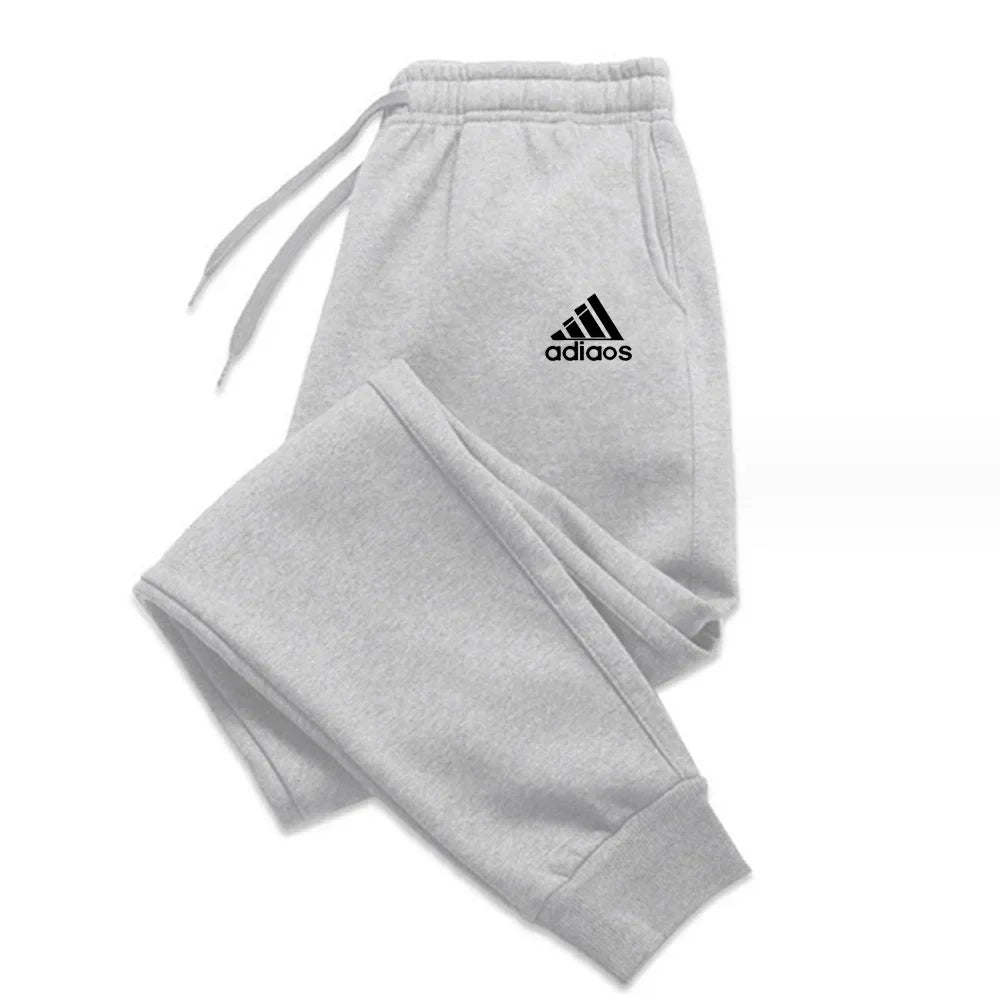 Men's running pants for autumn and winter 2025, Harajuku casual street pants, casual and fashionable fitness sportswear pants