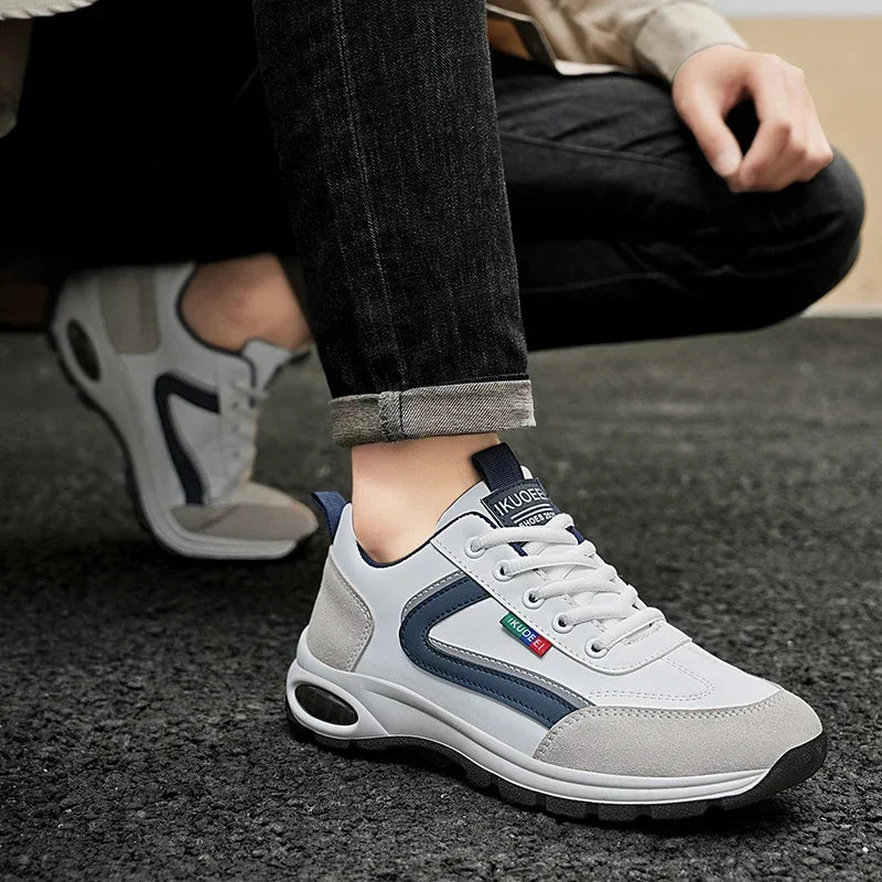 New 2025 Men's Running Shoes Breathable Outdoor Sports Shoes Men's Lightweight Hiking Comfortable and Durable Tennis Shoes