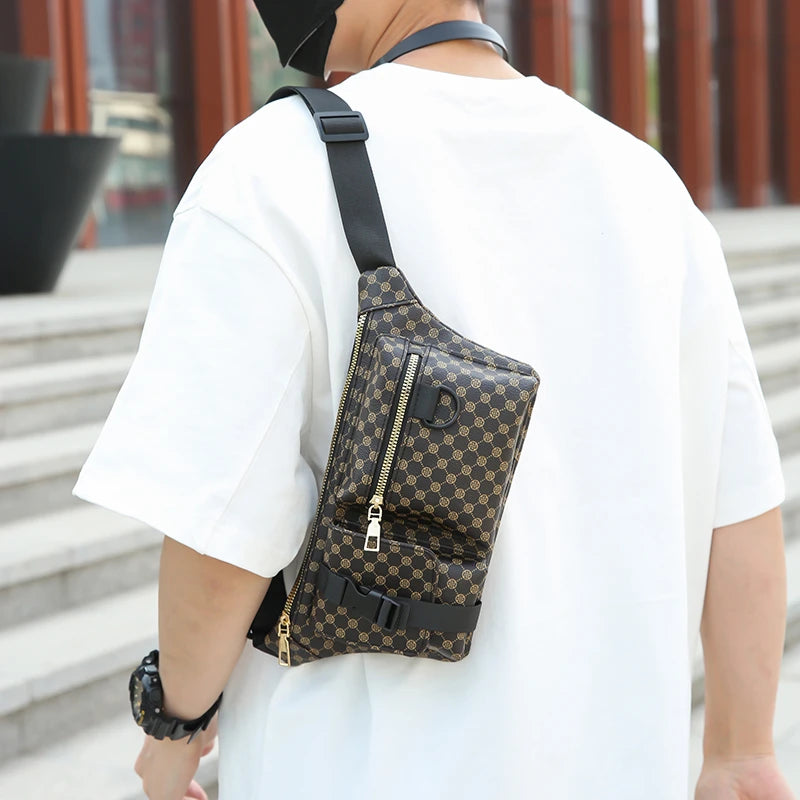 Men's Multi Functional Waist Bag Lightweight Sports Cycling Fanny Pack Small Shoulder Bags for Man Belt Pouch Chest Bags Male
