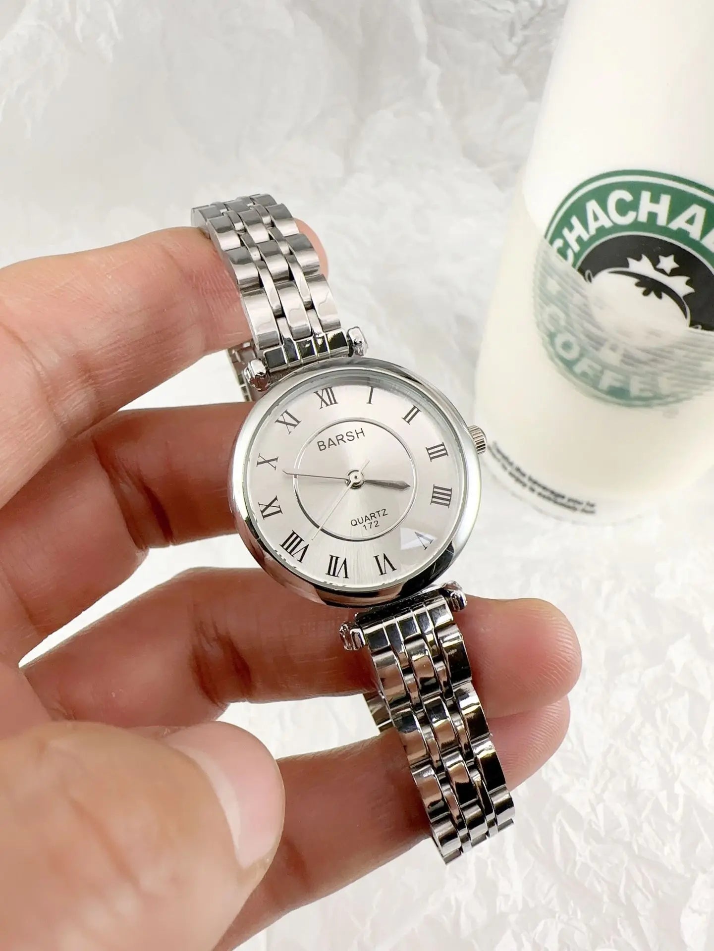 UTHAI New Women's Watch Steel Strap Exquisite Ladies' Watches Simple Thin Compact Fashion Wrist Watch Clock