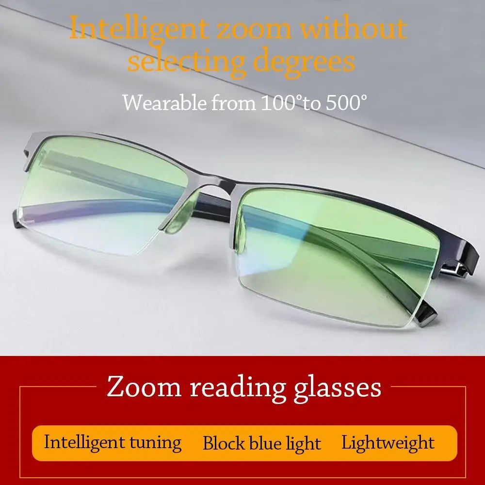 New Autofocus Power Anti-Blue Light Reading Glasses Near Far Smart Hyperopia Glasses Eye Protection Optical Spectacle Eyeglass BAZAARHUBO