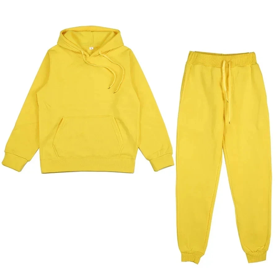 Men's sportswear hoodie set hoodie+pants sportswear spring and autumn set jogging pants running men's sportswear