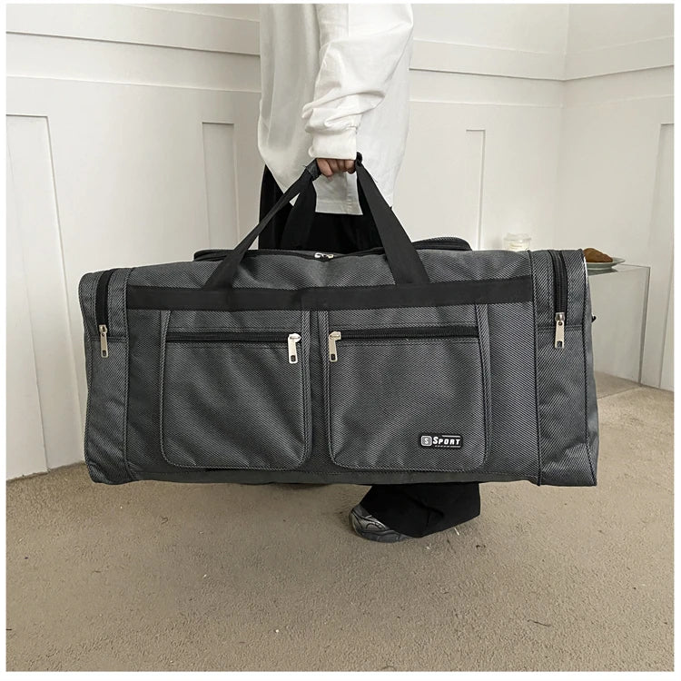 Women Men Nylon Travel Duffel Bag Carry On Luggage Bag Men Tote Large Capacity Weekender Gym Sport Holdall Overnight Bag Pouches
