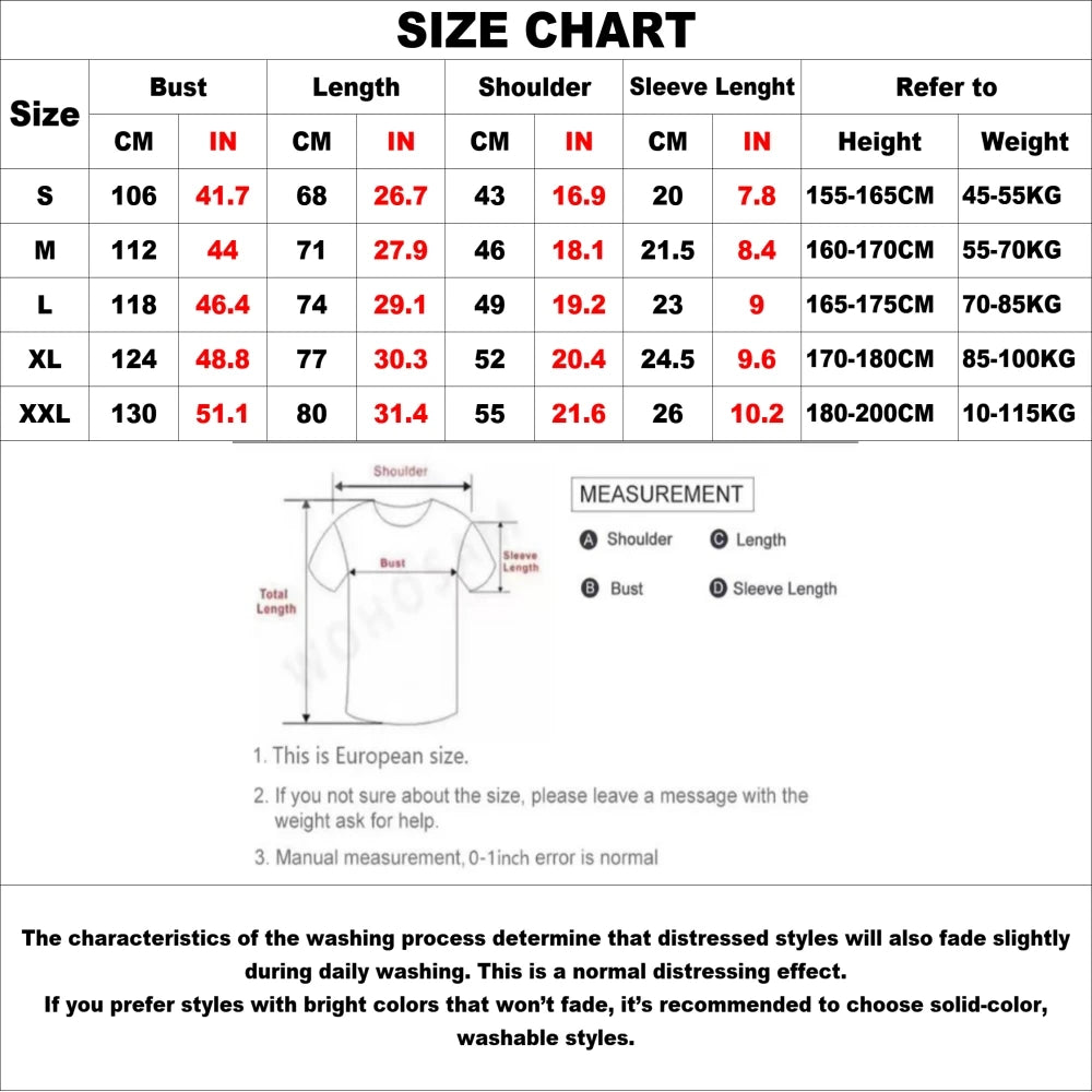 Anime JoJo's Bizarre Adventure Jonathan Joestar Gyro Print Tee Men Vintage Washed Tshirts Manga Cotton T-shirt Harajuku T Shirt