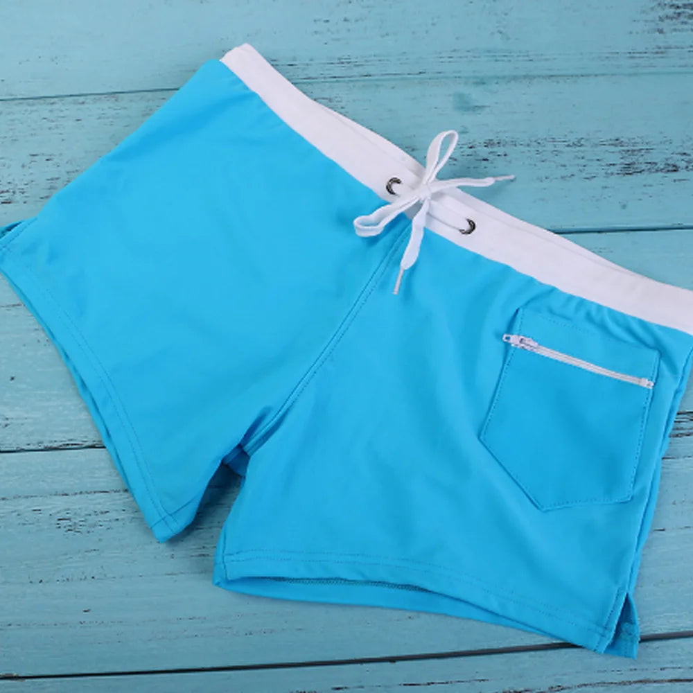 2026 Summer Men Swimwear Swimsuits Swimming Sexy Shorts Trunks Mens Swim Sunga Beach Surf Board Shorts Briefs Swimming Trunks