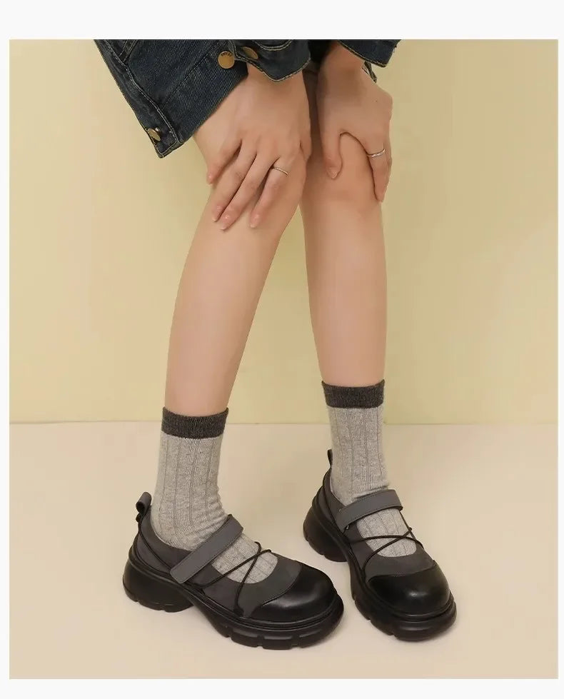 Women Sports Shoes Fashion Shallow Butterfly-knot Platform Sneakers Ladies Casual Flats Outdoor Mary Jane Shoe