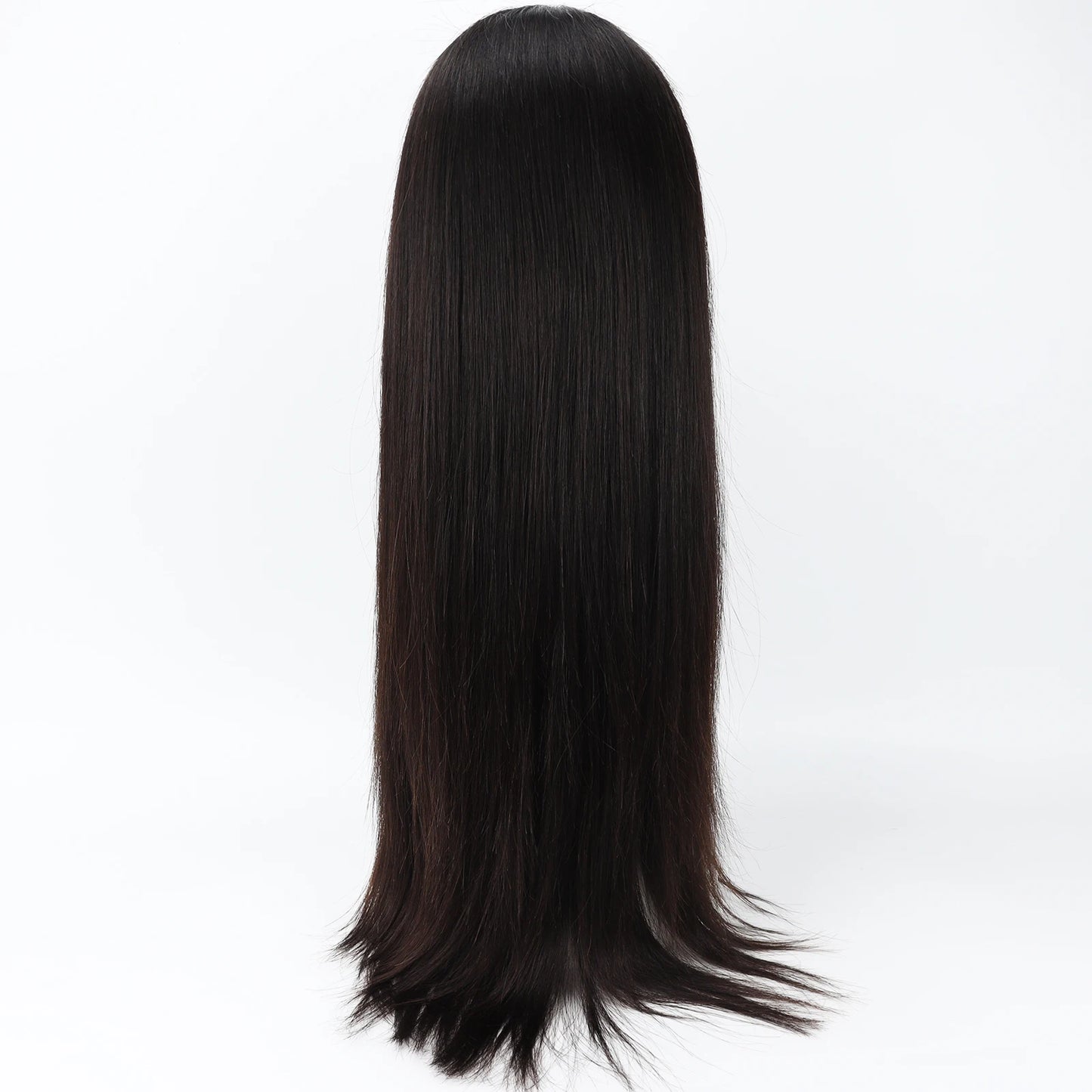 Invisiable Knots Wig for Women 22inch Real Virgin European Human Hair Wig HD Lace with Fabric Natural Hairline Soft Breathable