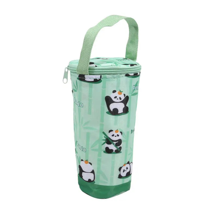 Portable Milk Tea Tote Bag Heat Preservation Bag Carrying Insulated Cup Cover Umbrella Bag Handbag Camping Drinkware Accessories