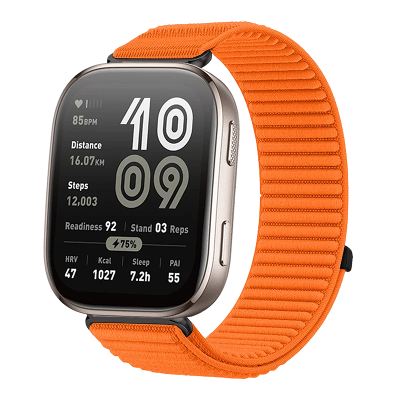 22mm Nylon Band for Amazfit Helio Breathable Lightweight Strap Suitable for Amazfit Balance 2/Bip 6/Cheetah Pro Smartwatch Band