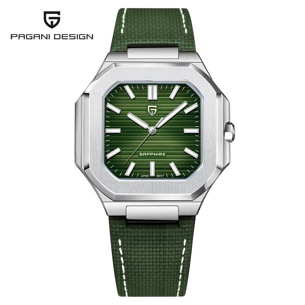 2026 New PAGANI DESIGN Men's Watches Luxury Quartz Watch For Man VH31 Wristwatches Waterproof AR Sapphire Mirror Stainless Steel