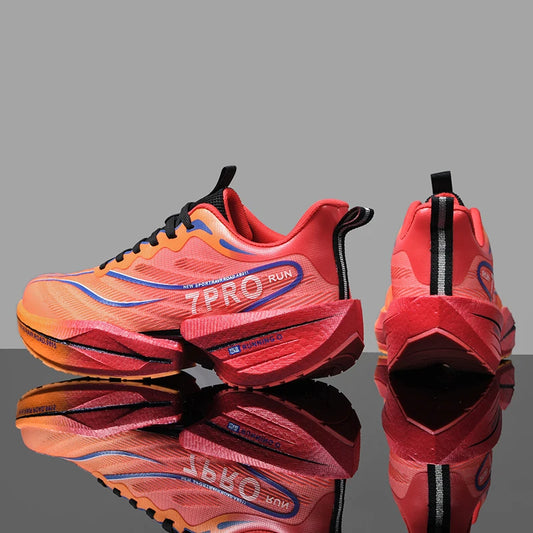 New Men's Running Shoes Non-slip Cushioning Racing Carbon Plate Sneakers Light Tennis Cross Training Shoes Trail Running Shoes