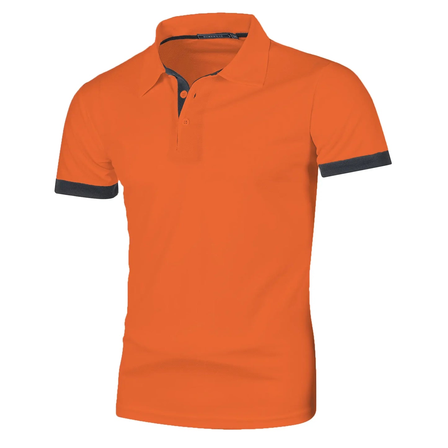 Summer Short Sleeve Polo Shirt Mens Large Stritching T Shirts Lapel Business Breathable Tee Shirt Lightweight Sweatwear