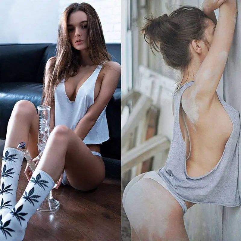 Sexy Camisole Top Women European Style Solid Color Short Sleeveless Racerback Loose Fit Basic Tank Summer Streetwear Hot Club