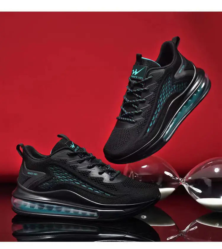Men's Running Shoes Spring 2026 New Style Shock Absorption Air Cushion Sports Shoes Korean Version Heightening Fashion Casual...