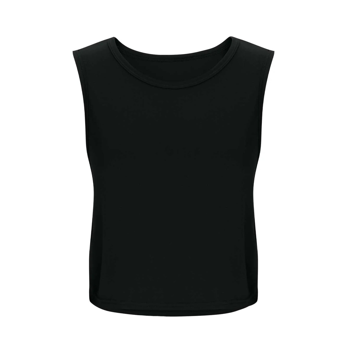 Women Sleeveless Yoga Top Breathable Gym Vest Tank Crop Top Running Tee
