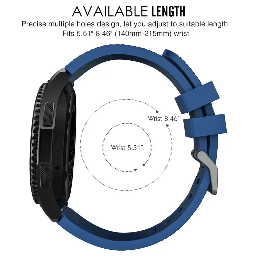 22mm Silicone Strap For New C20 Pro Smart Watch Wristband Bracelet Band For Zeblaze Btalk 3 Plus/Ares 3 Pro/Vibe 7 7 Pro 7 Lite