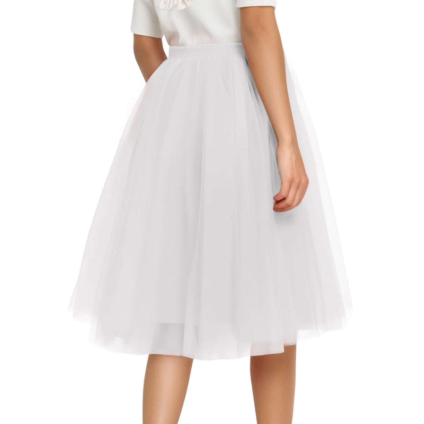 Tutu Skirt For Women 50s Skirt Retro Party Tulle Ballet Rockabilly Petticoat Underskirt Dance Dress Cosplay Mesh Skirt