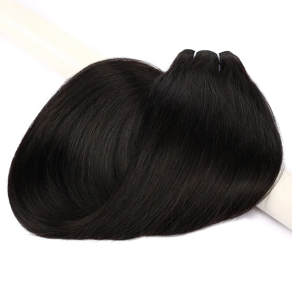 Straight Human Hair Weave Extensions Ombre Blonde Bundles Extensions 100g/Pcs 16"-28"  Straight Remy Skin Double Weft Hair