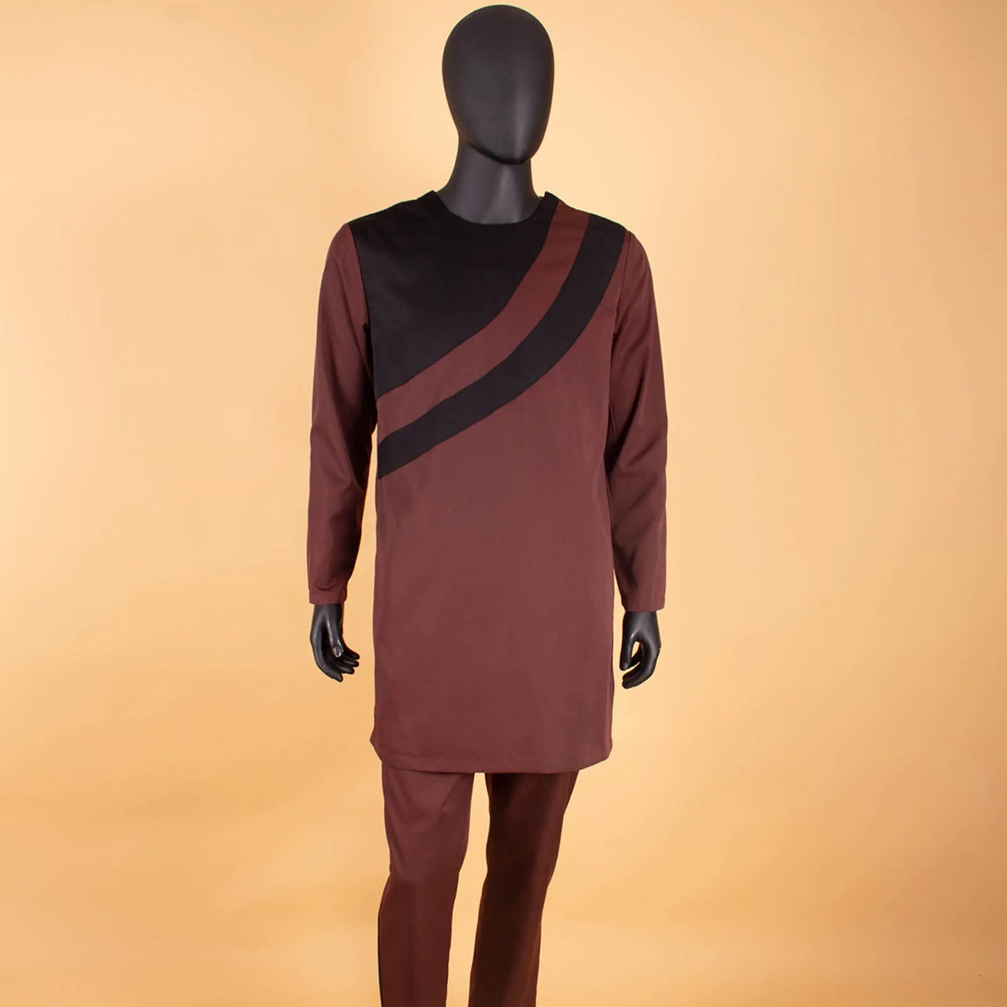 Tracksuit Men African Clothing Long Coats and Trousers 2 Piece Set Traditional Outfits Dashiki Outwear Wax Attire A2016036
