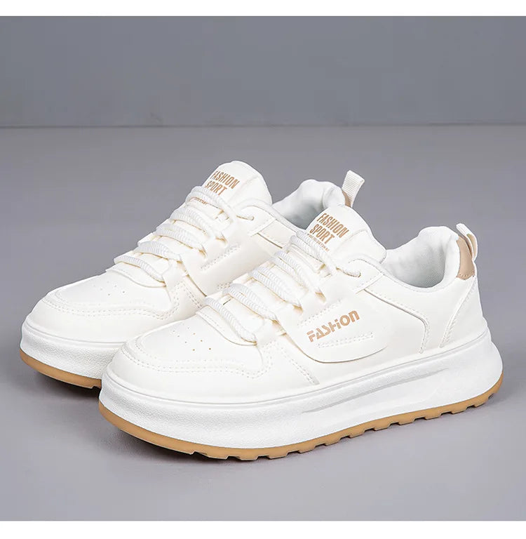 Comfortable Women's Sneakers 2026 New White Sneakers For Ladies Casual Shoes Women Fashion Flat Female Platform Shoes Woman