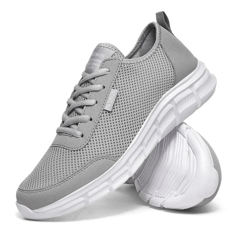 MAEDEF New Sneakers Men's Breathable Mesh Lightweight Casual Walking Man Shoes Big Size 39-48 Comfortable Black Sneakers for Men